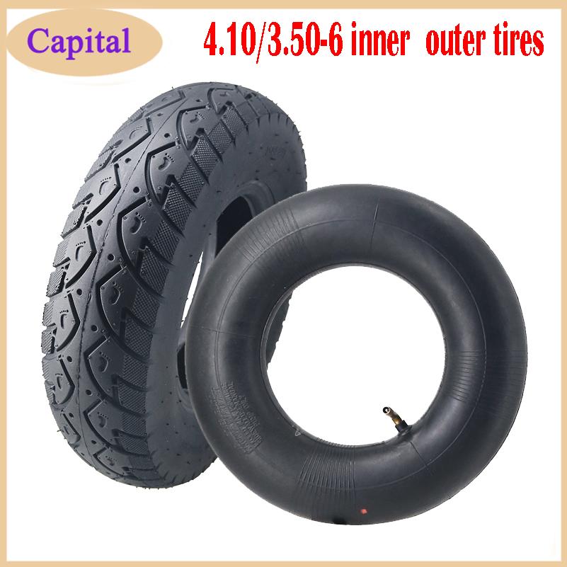Scooter Tire - ยางในรถสกู๊ตเตอร์ไฟฟ้า รถสามล้อ รถเข็นคนพิการ ขนาด 4.10/3.50-6 สำหรับผู้สูงอายุ