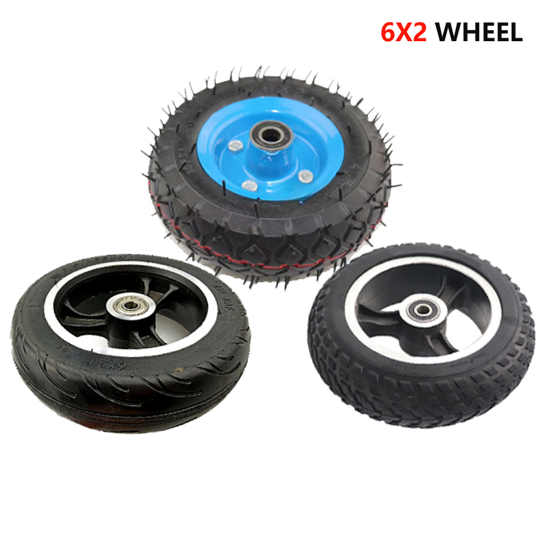 Scooter Tire - ยางในคุณภาพดีขนาด 6x2 สำหรับสกู๊ตเตอร์ไฟฟ้า ใช้กับล้อดัดแปลงขนาด 160 มม.