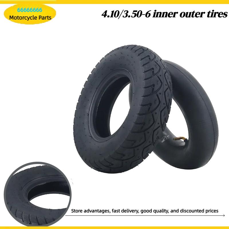 Scooter Tire - สกู๊ตเตอร์ไฟฟ้า รถสามล้อ รถเข็นวีลแชร์ ยางใน 4.10/3.50-6 ยางสกู๊ตเตอร์สำหรับผู้สูงอายุ