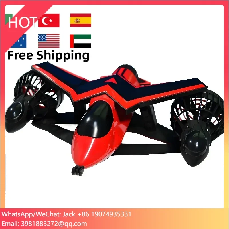 Electric Scooter 500W - สกู๊ตเตอร์ใต้น้ำอัจฉริยะ USAUTurkeyBRAEITA กำลังไฟ 500 วัตต์ สำหรับกีฬาทางน้ำและการดำน้ำ