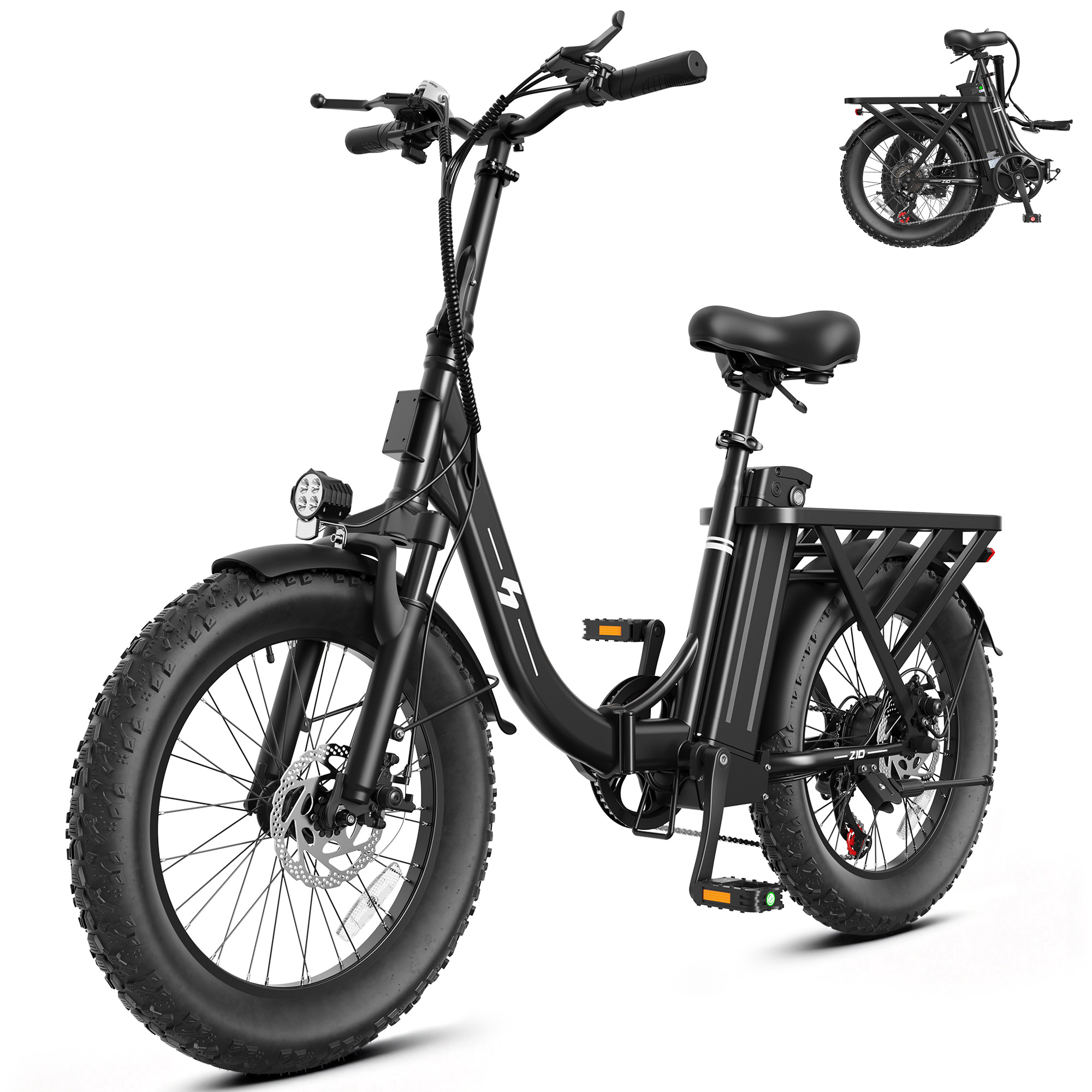 Electric Scooter Adults - Hopepeak Z10 จักรยานไฟฟ้าพับได้สำหรับผู้ใหญ่, มอเตอร์กำลังสูงสุด 1200W, แบตเตอรี่