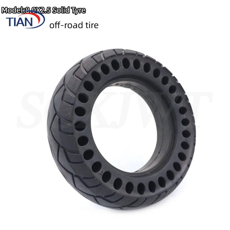 Scooter Tire - 8.0x2.5 200x60 ยางล้อแข็งสำหรับรถจักรยานยนต์ไฟฟ้ากันระเบิด ขนาด 8 นิ้ว