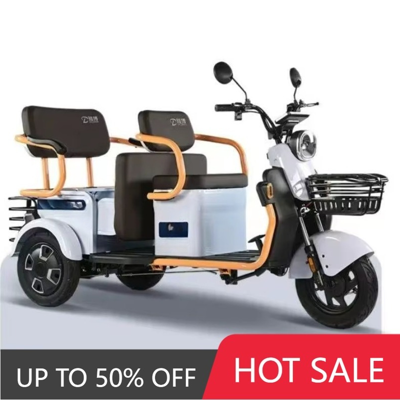 Electric Scooter Adults - รถสามล้อไฟฟ้า QQW, สกู๊ตเตอร์สามล้อ มอเตอร์ 1000 วัตต์
