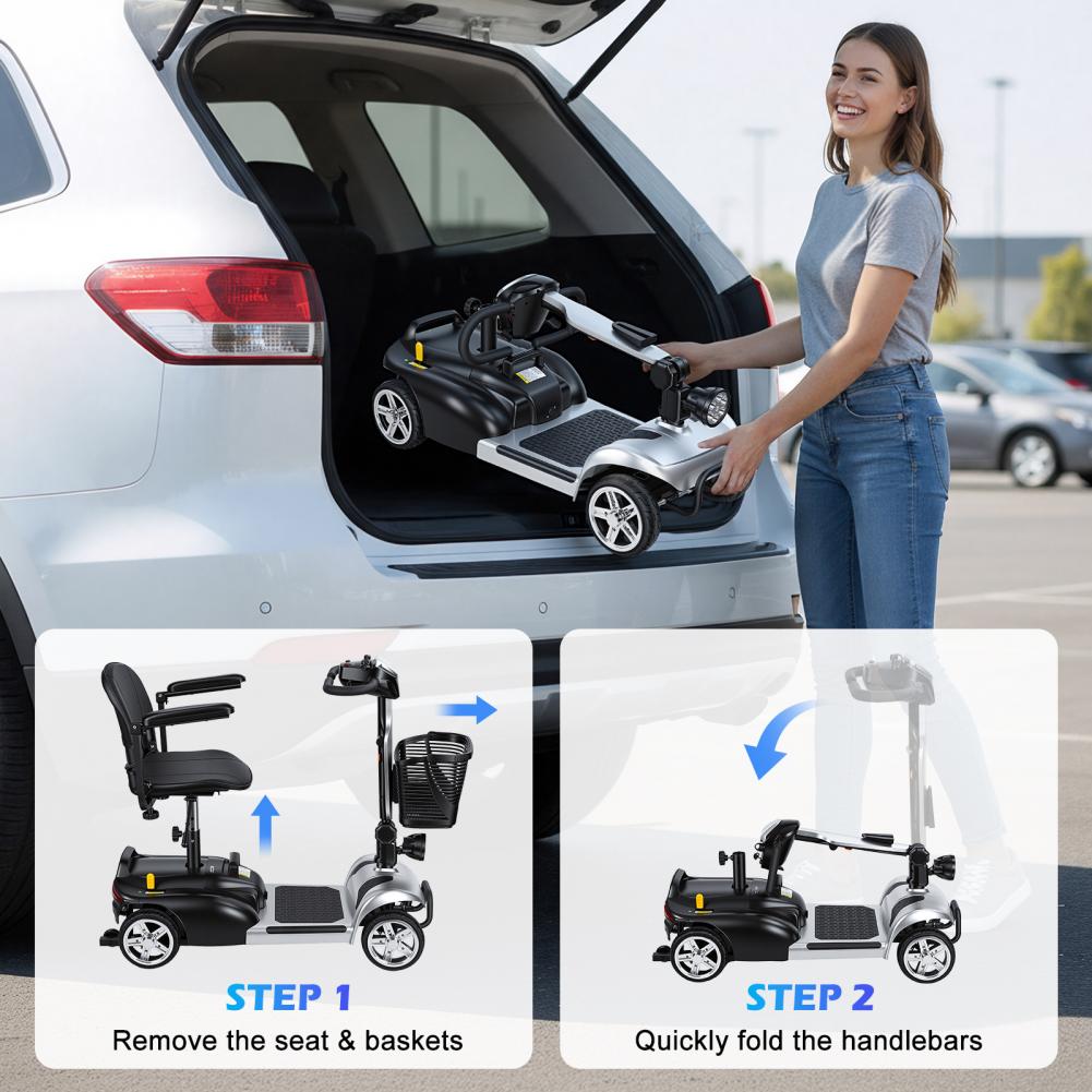 สกู๊ตเตอร์เคลื่อนที่พร้อมไฟ LE - Electric Scooter Adults บทวิจารณ์และราคา