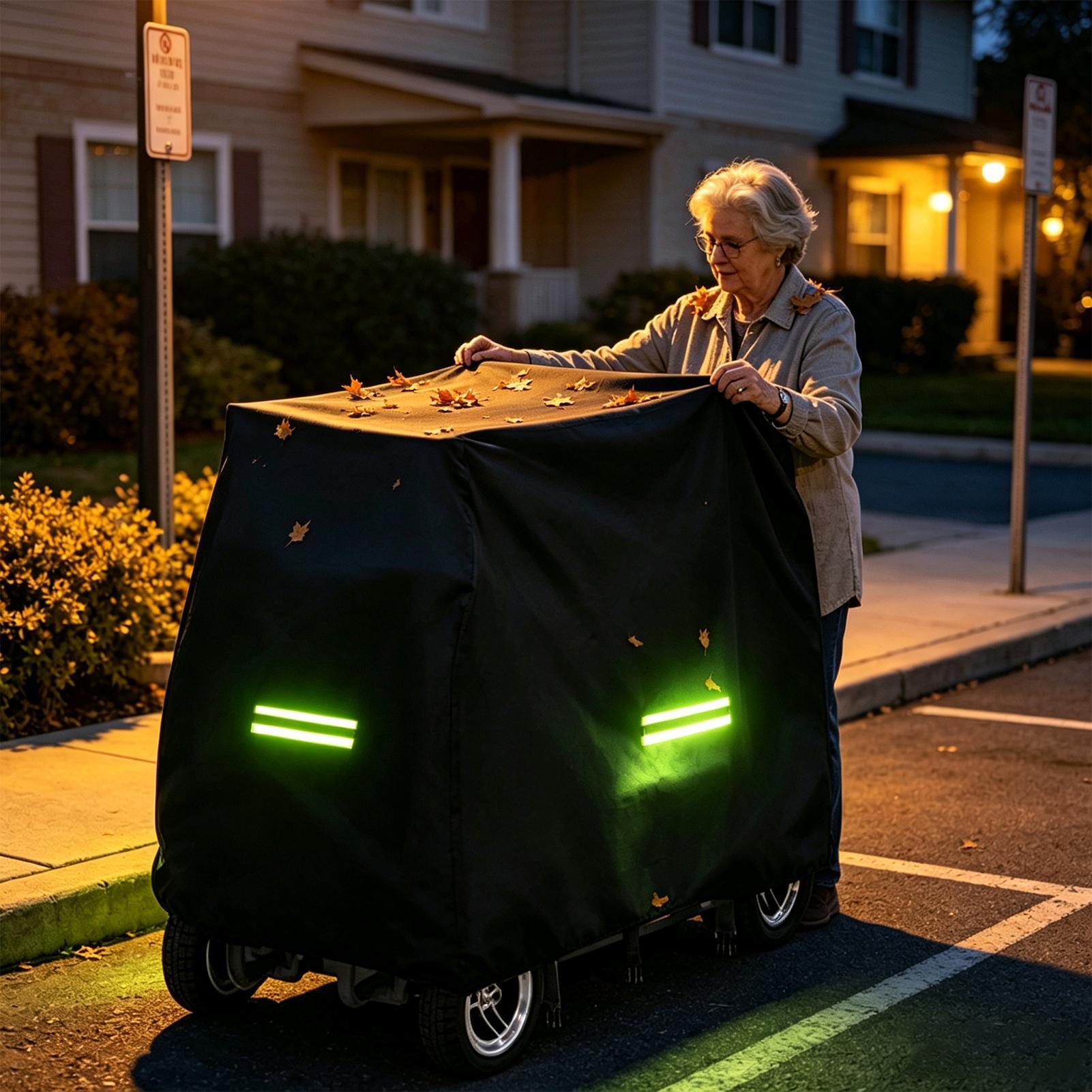 ผ้าคลุมรถสกู๊ตเตอร์กันน้ำ ผ้าค - Electric Scooter Rain Cover บทวิจารณ์และราคา
