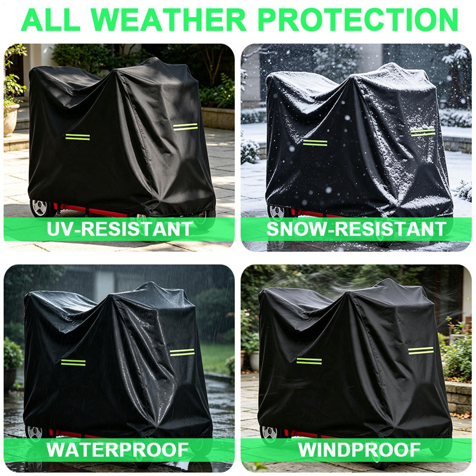 ผ้าคลุมรถสกู๊ตเตอร์กันน้ำ ผ้าค - Electric Scooter Rain Cover บทวิจารณ์และราคา