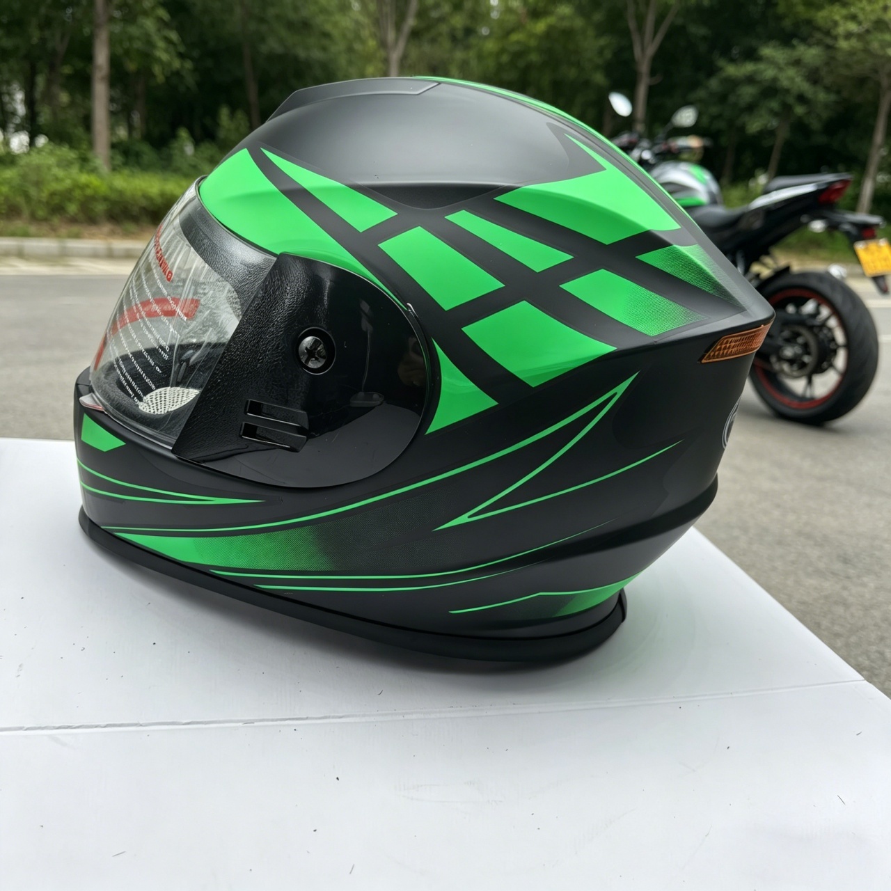 หมวกกันน็อคมอเตอร์ไซค์แบบเต็มห - Scooter Helmet Set บทวิจารณ์และราคา