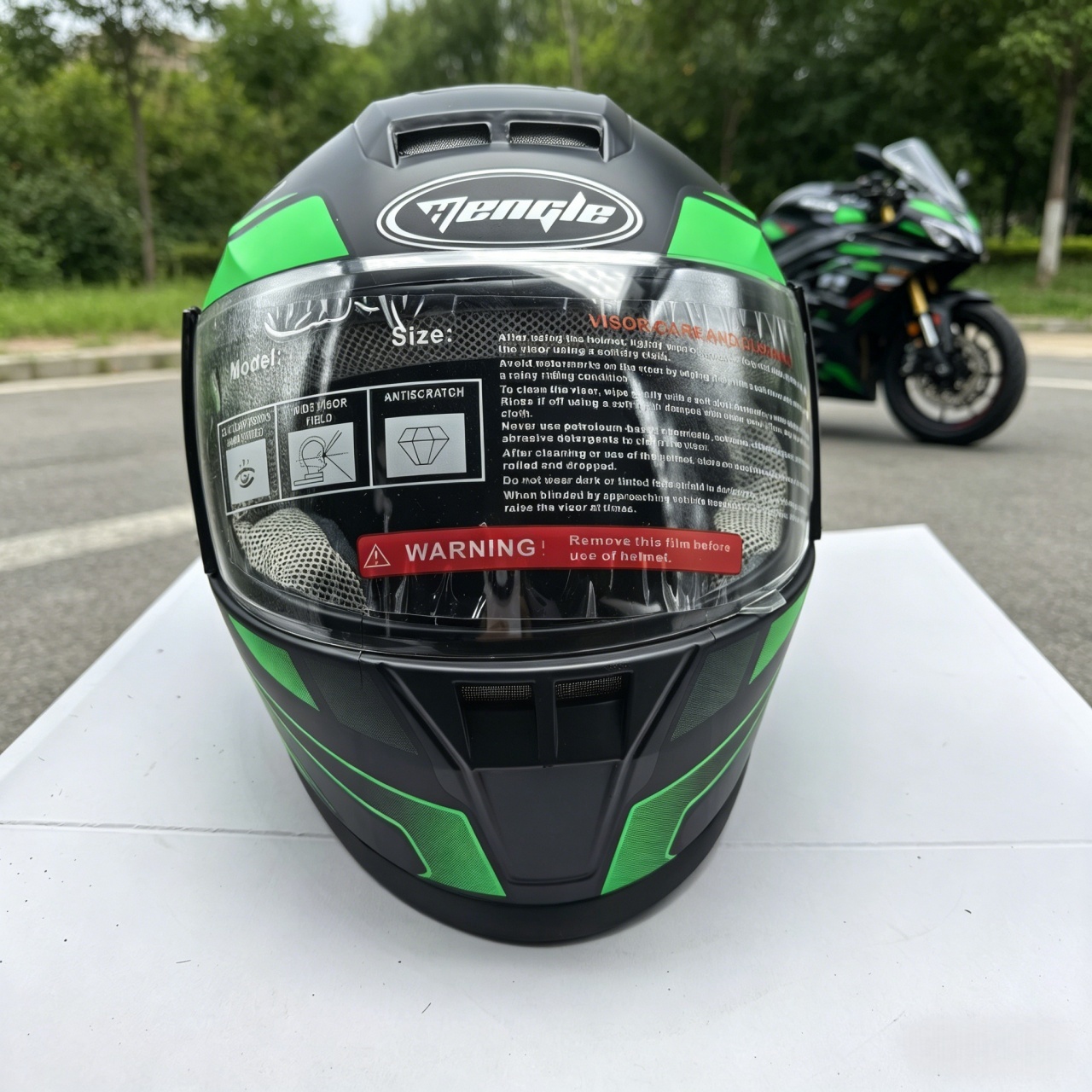 หมวกกันน็อคมอเตอร์ไซค์แบบเต็มห - Scooter Helmet Set บทวิจารณ์และราคา