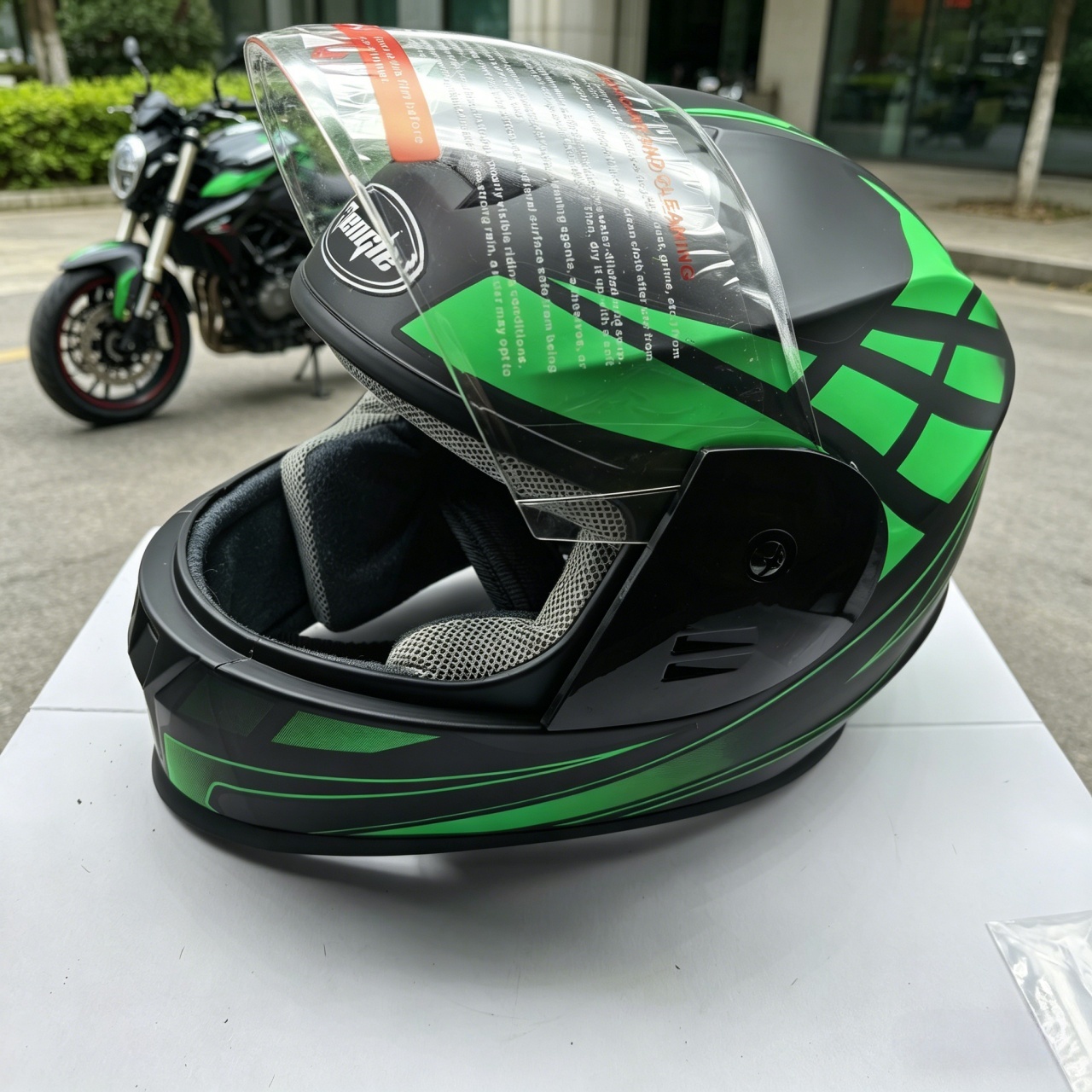 หมวกกันน็อคมอเตอร์ไซค์แบบเต็มห - Scooter Helmet Set บทวิจารณ์และราคา
