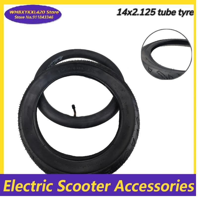 ยางแบบไม่มียางในขนาด 14x2.125  - Electric Scooter บทวิจารณ์และราคา