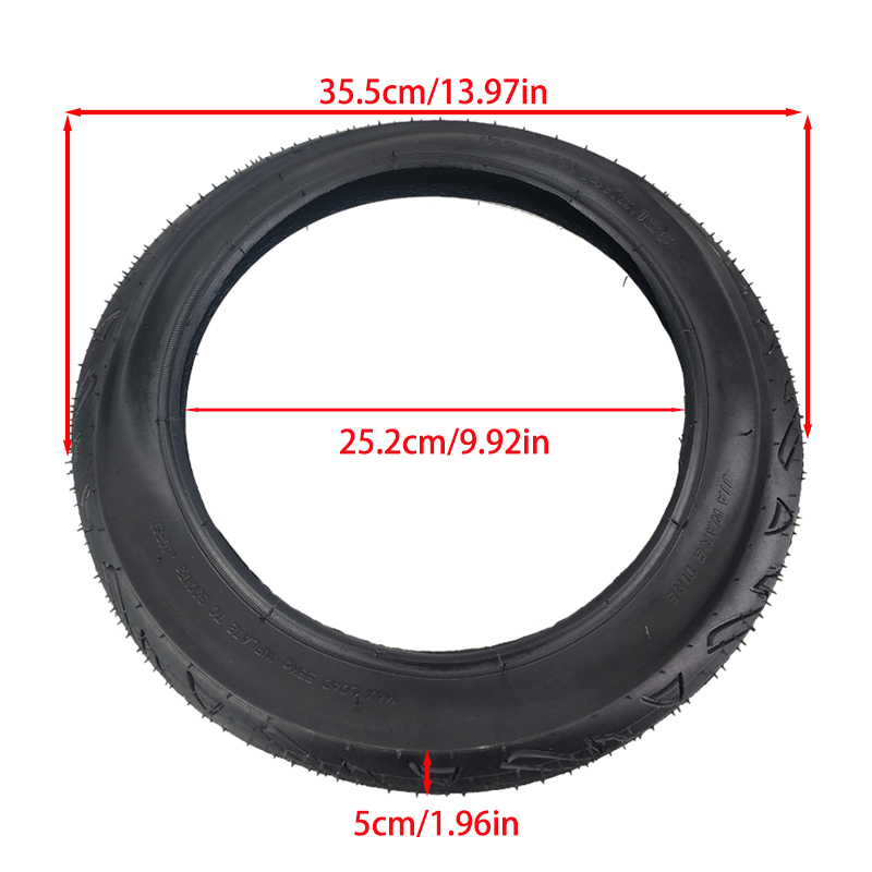 ยางแบบไม่มียางในขนาด 14x2.125  - Electric Scooter บทวิจารณ์และราคา