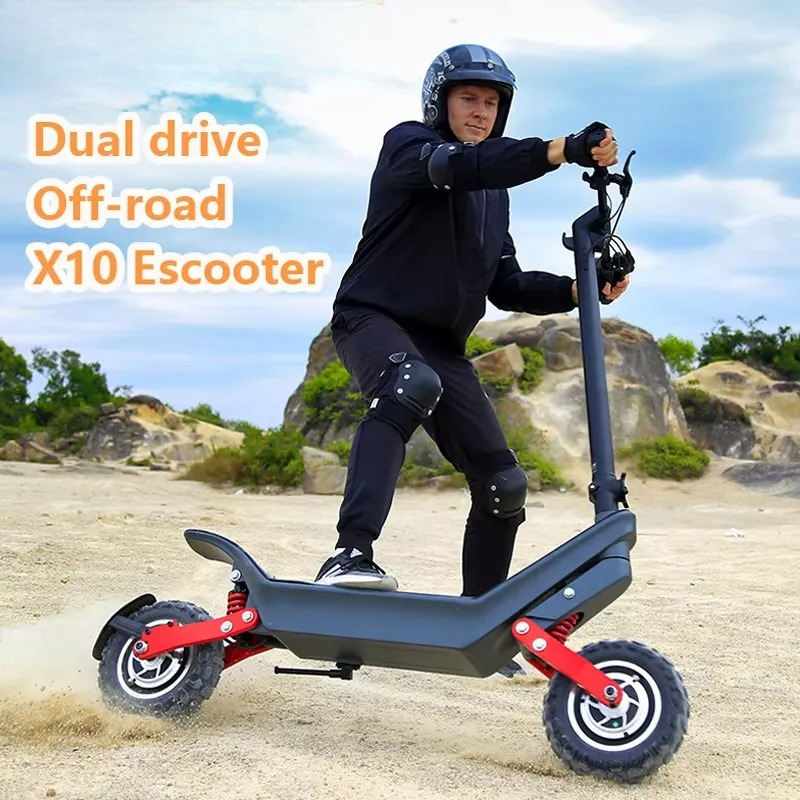 สกู๊ตเตอร์ไฟฟ้า X10 กำลังสูง 2 - Electric Scooter Adults บทวิจารณ์และราคา