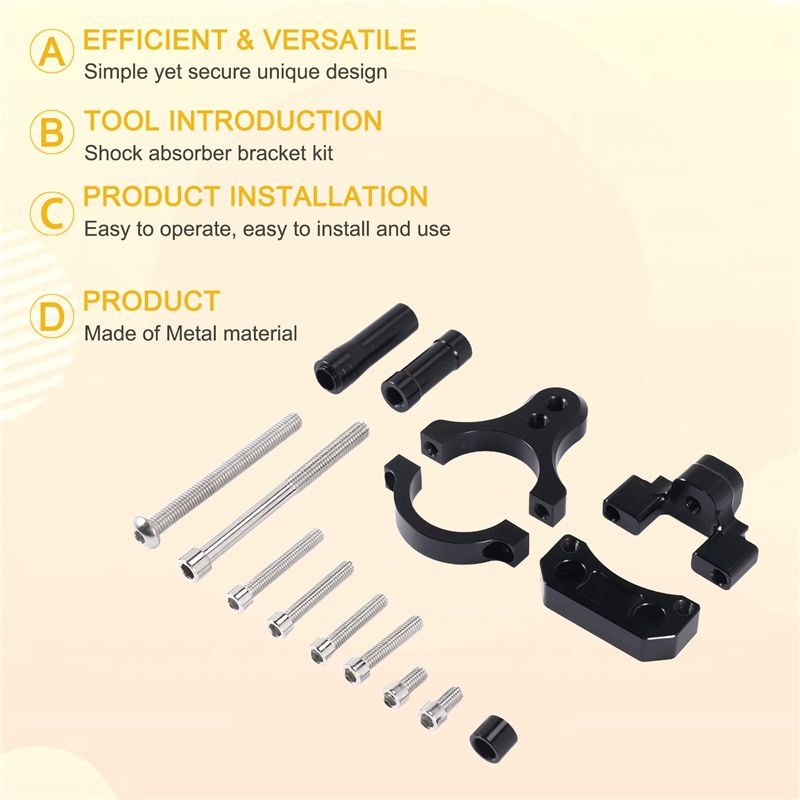 ชุดอุปกรณ์ยึดตัวกันสะเทือนและต - Steering Damper Stabilizer Kit Cnc บทวิจารณ์และราคา