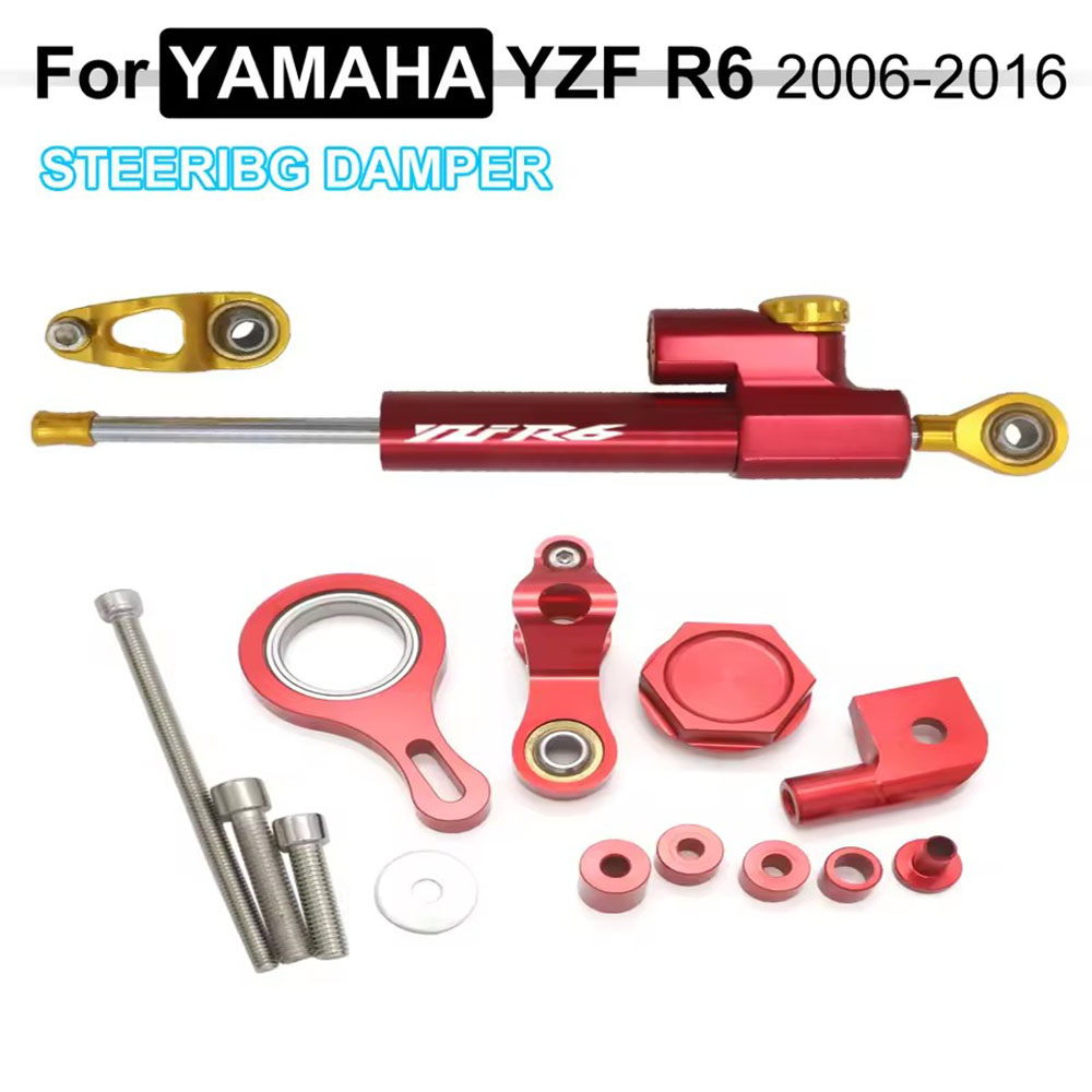สำหรับ YAMAHA YZF R1 2002-2017 - Steering Damper Stabilizer Kit Cnc บทวิจารณ์และราคา