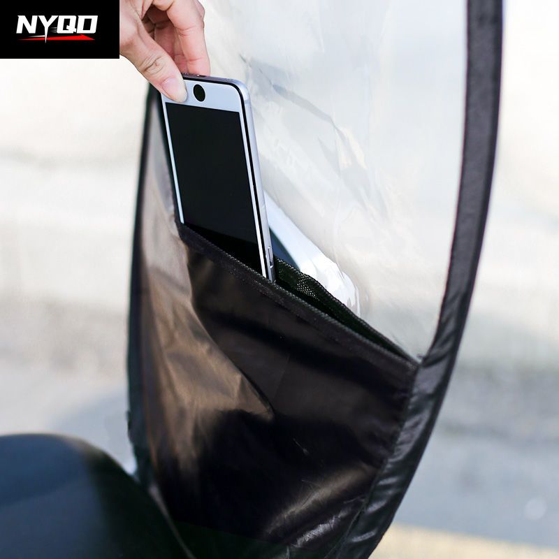หลังคารถจักรยานยนต์แบบพับได้หล - Electric Scooter Rain Cover บทวิจารณ์และราคา