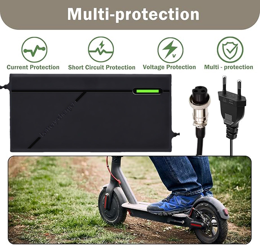 AC100-240V พร้อมพัดลม 58.8V 2A - Electric Scooter Charger บทวิจารณ์และราคา