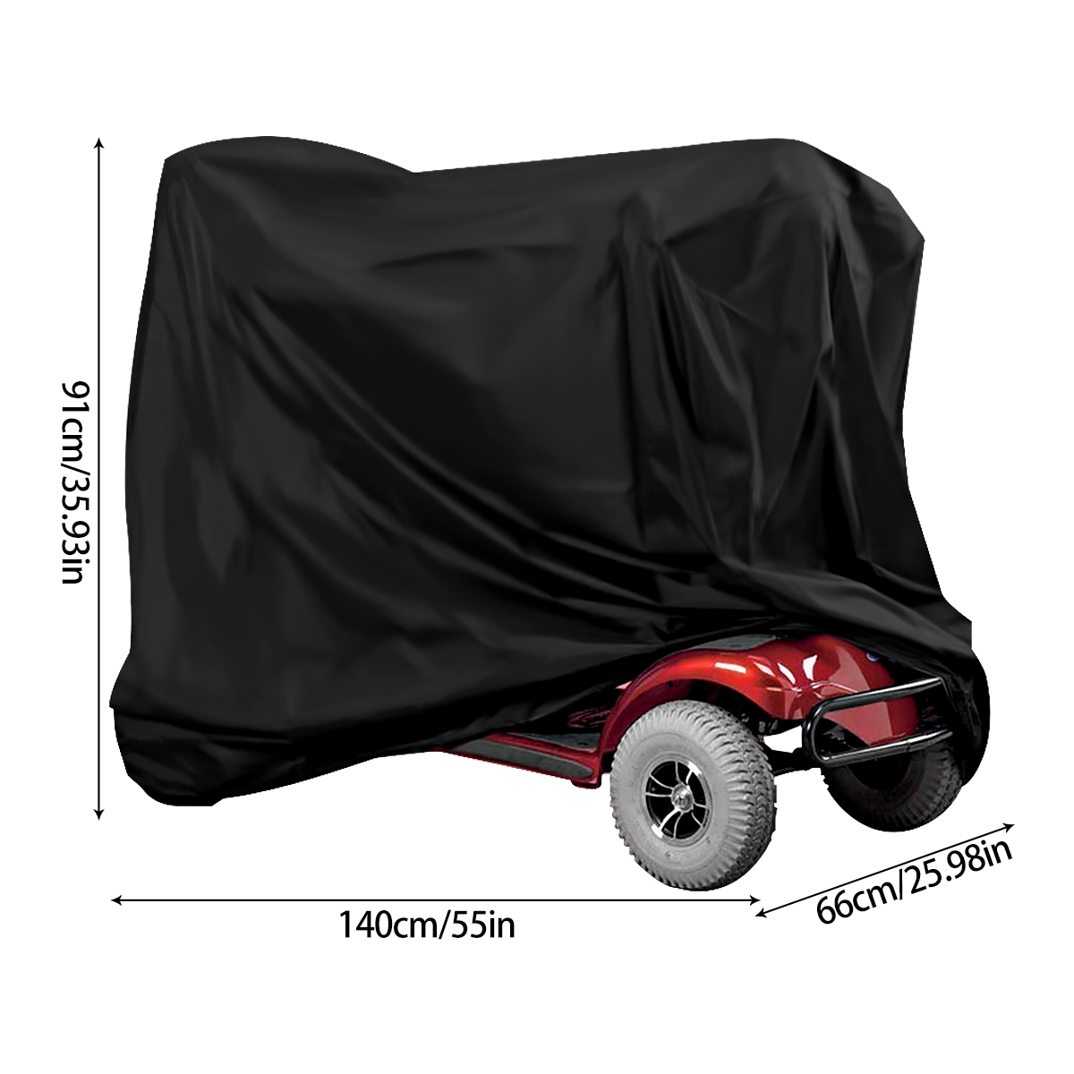 กันน้ํา Mobility สกู๊ตเตอร์รถเ - Electric Scooter Rain Cover บทวิจารณ์และราคา