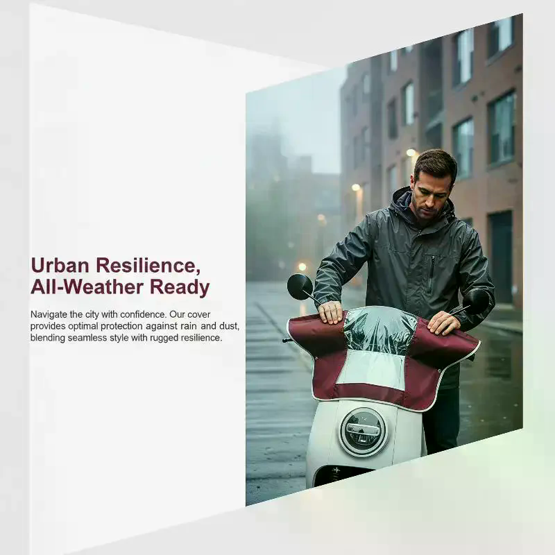 ผ้าคลุมกันฝนสำหรับหน้าปัดสกู๊ต - Electric Scooter Rain Cover บทวิจารณ์และราคา