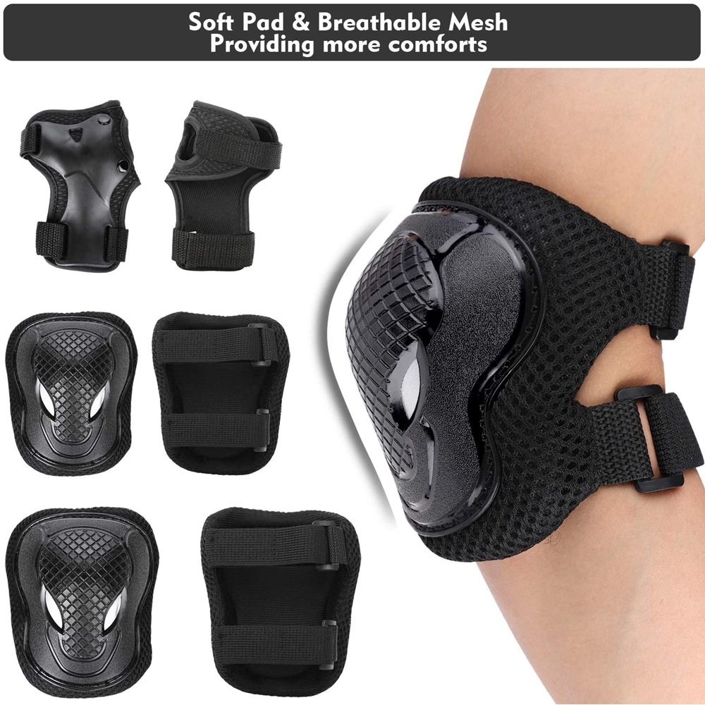 GOMOREON 6 ชิ้น/เซ็ตเด็กความปล - Scooter Helmet Set บทวิจารณ์และราคา