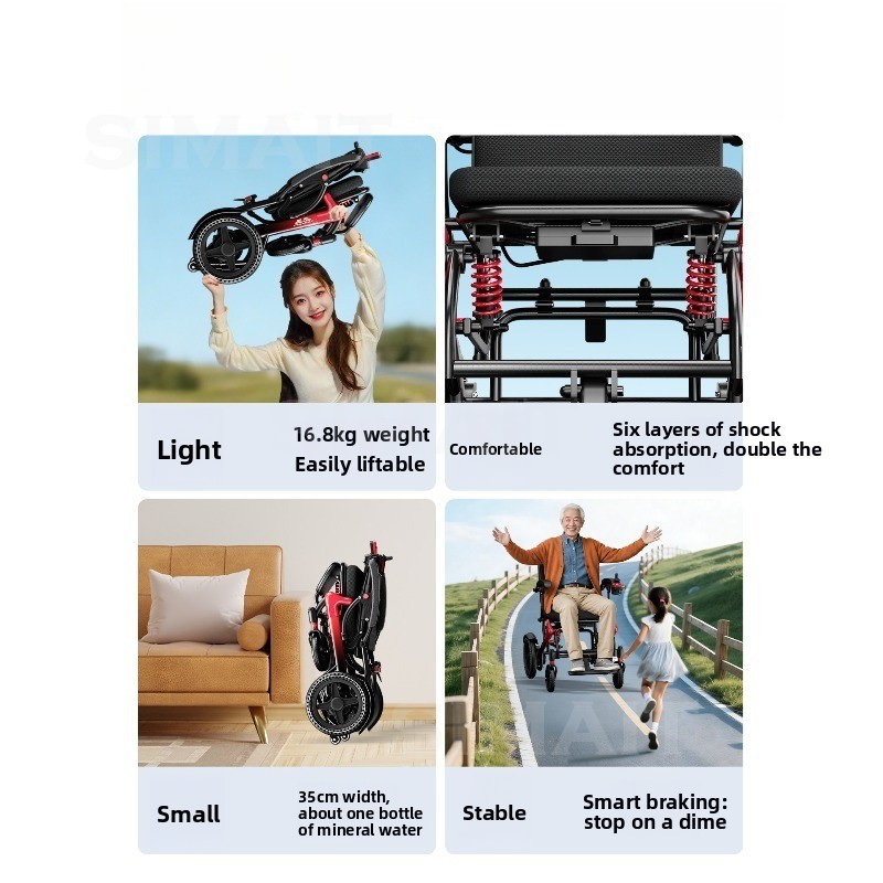 รถเข็นไฟฟ้ารุ่นใหม่ อัจฉริยะ อ - Folding Electric Scooter บทวิจารณ์และราคา