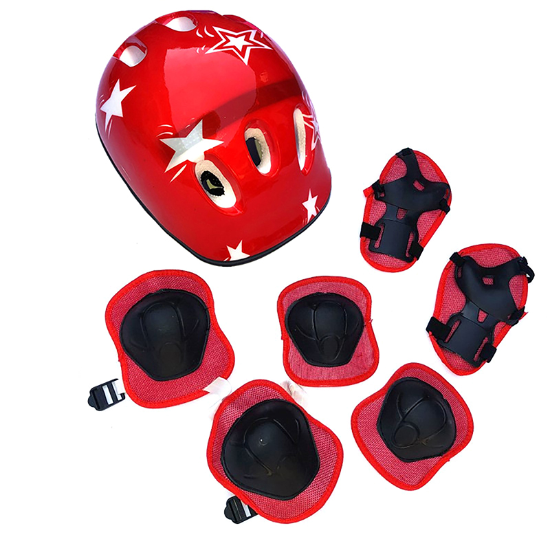 ชุดอุปกรณ์ป้องกันสำหรับเด็ก 7  - Scooter Helmet Set บทวิจารณ์และราคา