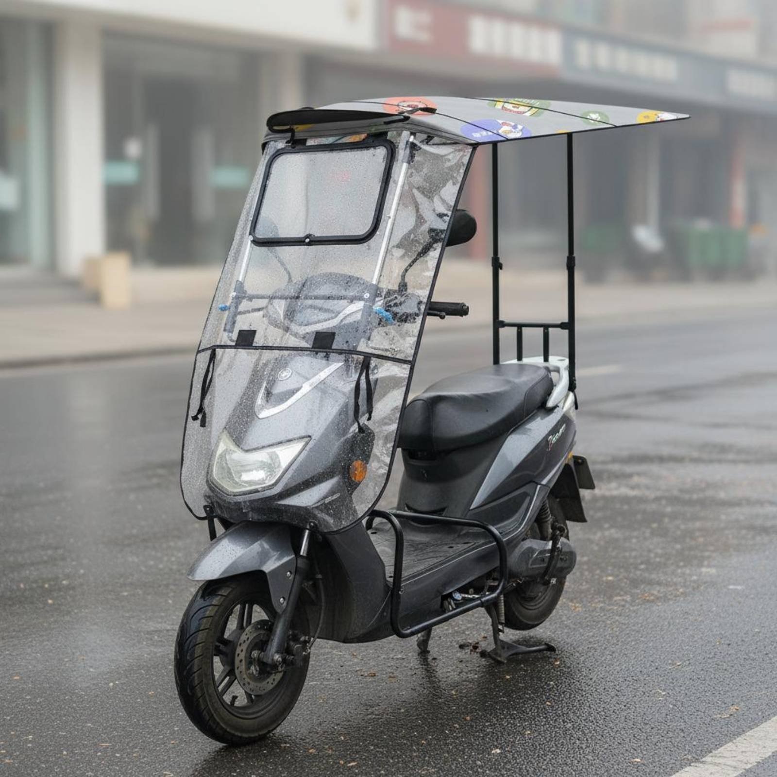 ผ้าคลุมกันฝนสำหรับสกู๊ตเตอร์ไฟ - Electric Scooter Rain Cover บทวิจารณ์และราคา