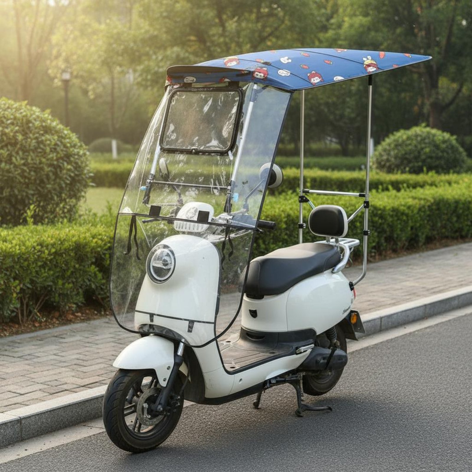 ผ้าคลุมกันฝนสำหรับสกู๊ตเตอร์ไฟ - Electric Scooter Rain Cover บทวิจารณ์และราคา