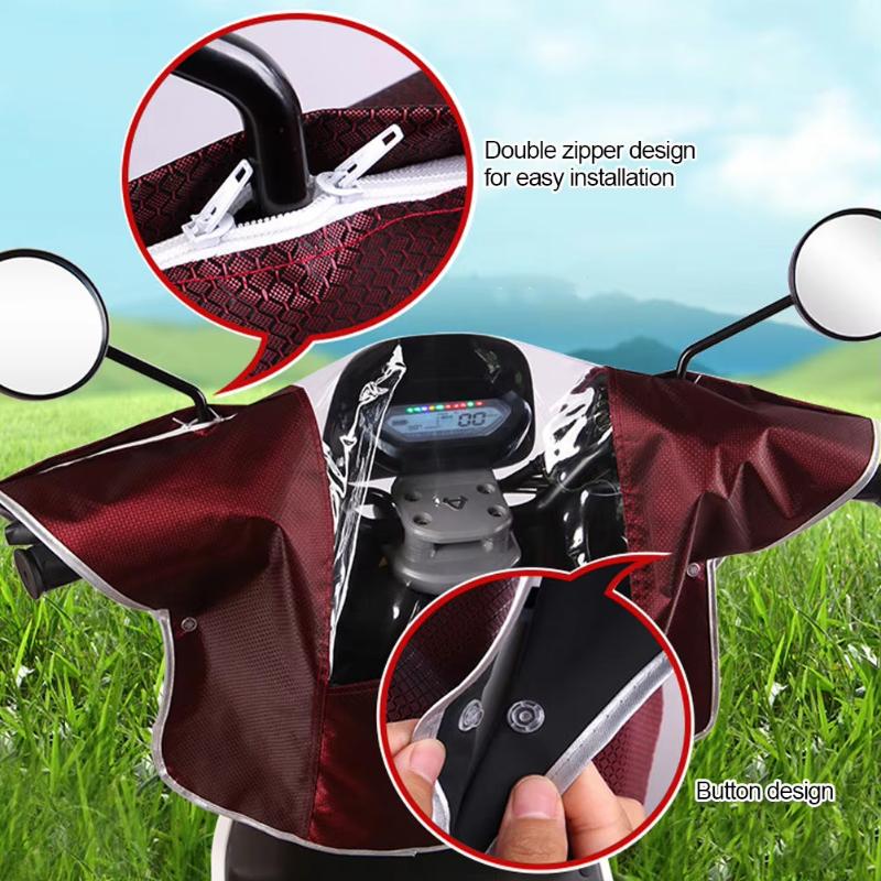 ผ้าคลุมหน้าปัดสกู๊ตเตอร์ไฟฟ้า  - Electric Scooter Rain Cover บทวิจารณ์และราคา