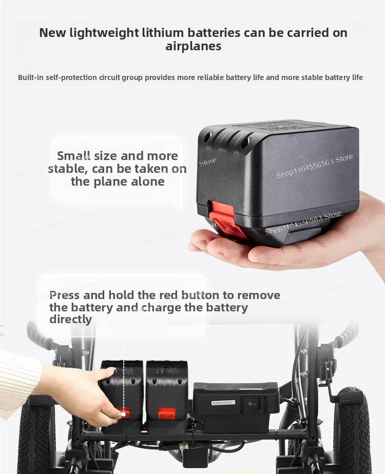 รถเข็นไฟฟ้าพับได้ น้ำหนักเบา พ - Folding Electric Scooter บทวิจารณ์และราคา