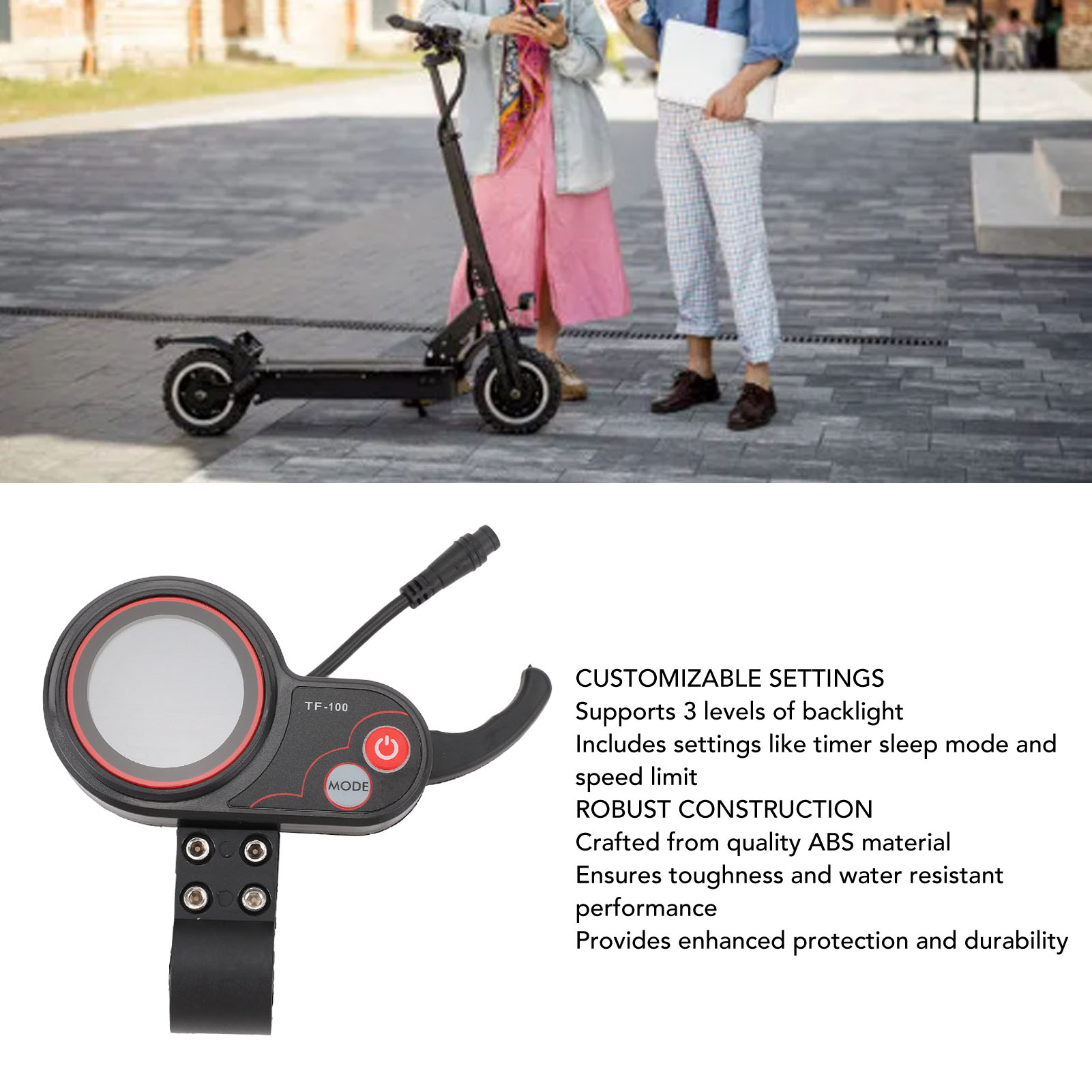 หน้าจอ LCD สำหรับสกู๊ตเตอร์ไฟฟ - Electric Scooter บทวิจารณ์และราคา